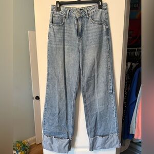 Rewash Light Blue Cropped Jeans